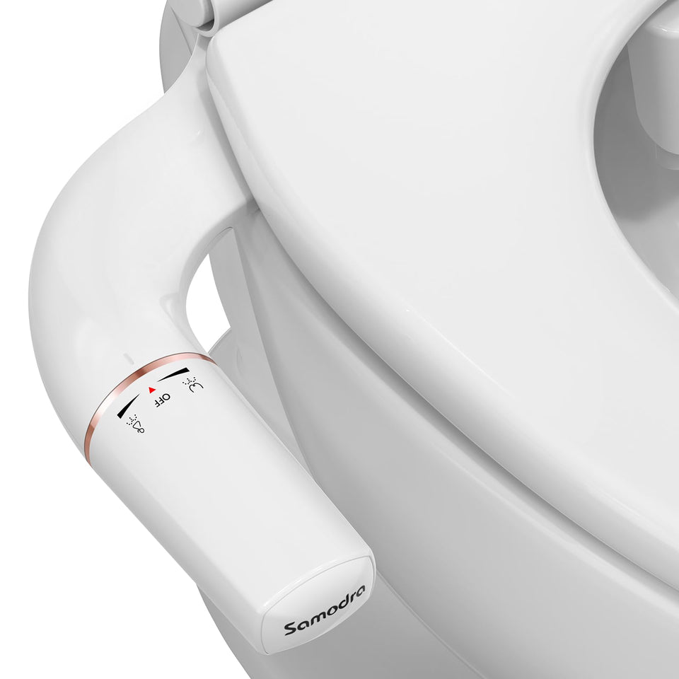 SAMODRA Ultra-Slim Bidet front wash—precise cleansing with adjustable pressure