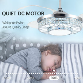 SAMPHON six-speed natural wind setting mimics outdoor breeze