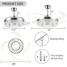 SAMPHON silver finish complements modern interiors with integrated lighting