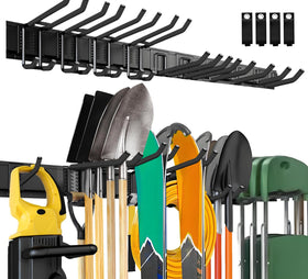 SAMRELAX 64'' garage tool organizer overview for organized garage space.