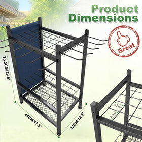 SAMRELAX organizer side with 11 hooks for easy access to tools.