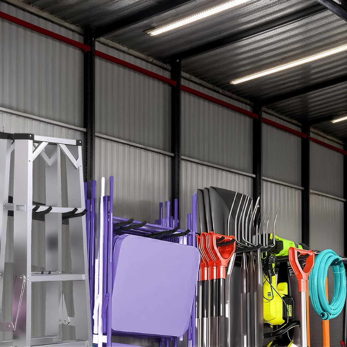 SAMRELAX hardware pack includes rails and screws for mounting