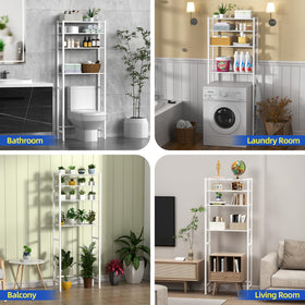 samstar multipurpose over-the-toilet rack suitable for bathrooms and laundry