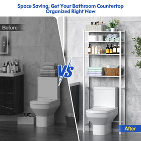 samstar space-saving design keeps essentials within reach in compact baths