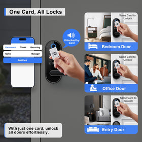 samtechT lock app control enables remote access management from anywhere.