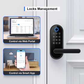 samtechT lock auto-lock provides instant door security after closing.