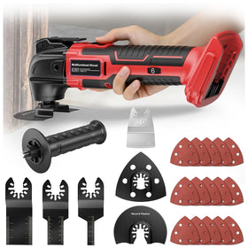 Samvinor cordless oscillating tool bare tool ready for quick setup.