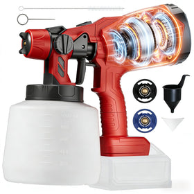 Samvinor cordless sprayer on wood furniture for a smooth finish