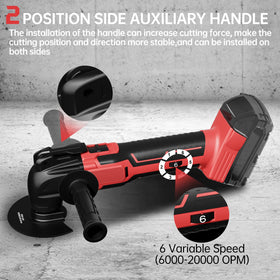 Samvinor six-speed control shows precise variable speed operation.
