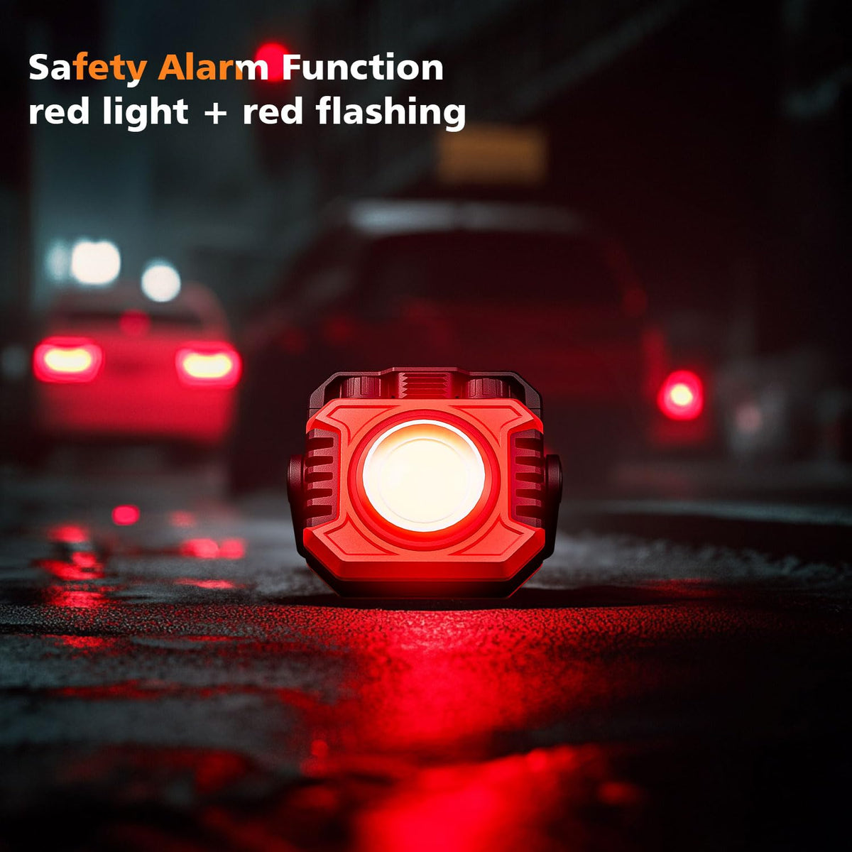 Samyoung red light and red strobe enhance visibility and safety signaling.