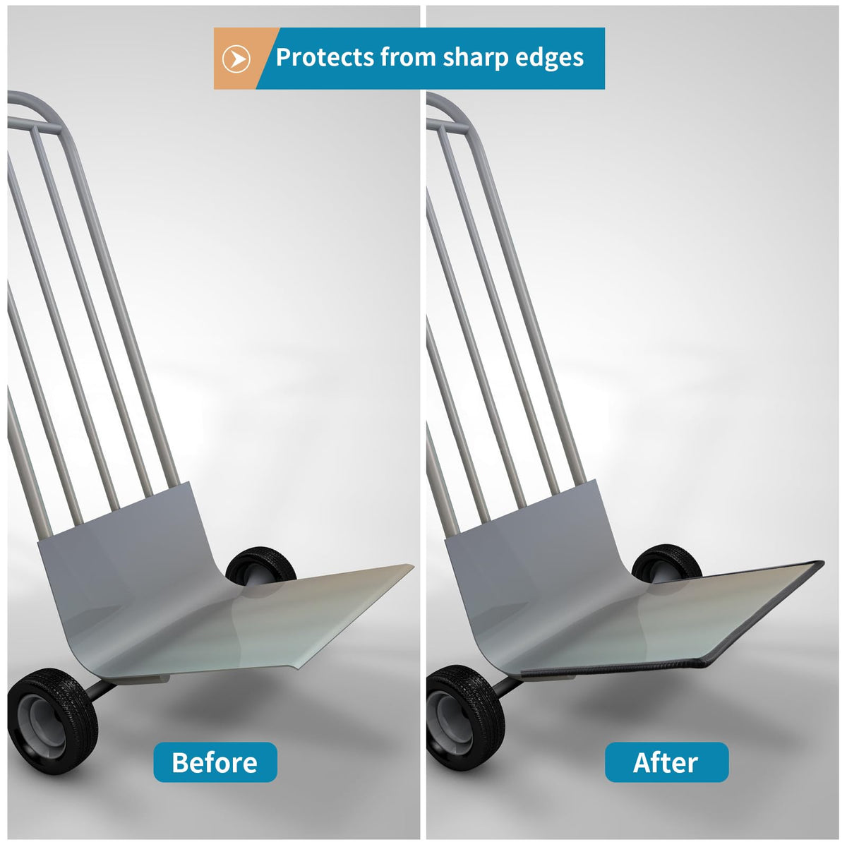 Sanbege edge trim guard suitable for car, RV, and boat edges.