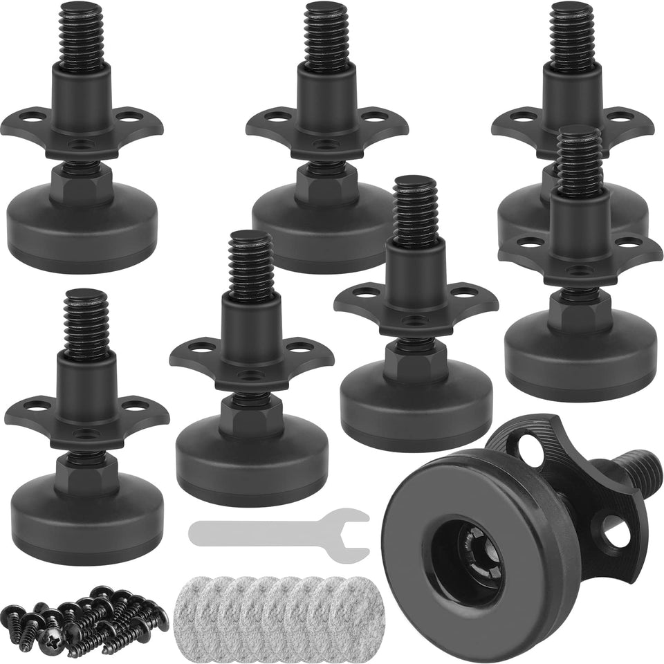 Sanchamy heavy-duty levelers kit with eight base supports for stable furniture.