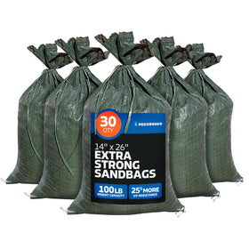 Sandbaggy heavy-duty empty sandbags 14x26 for durable flood barrier setups.