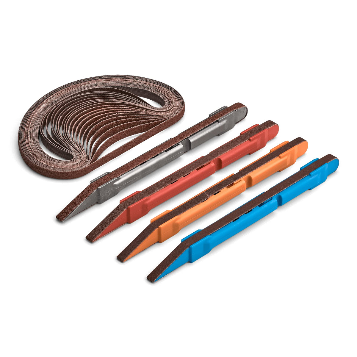 SANDING DETAILER hexagon grip stick for precise detail sanding in tight spots.