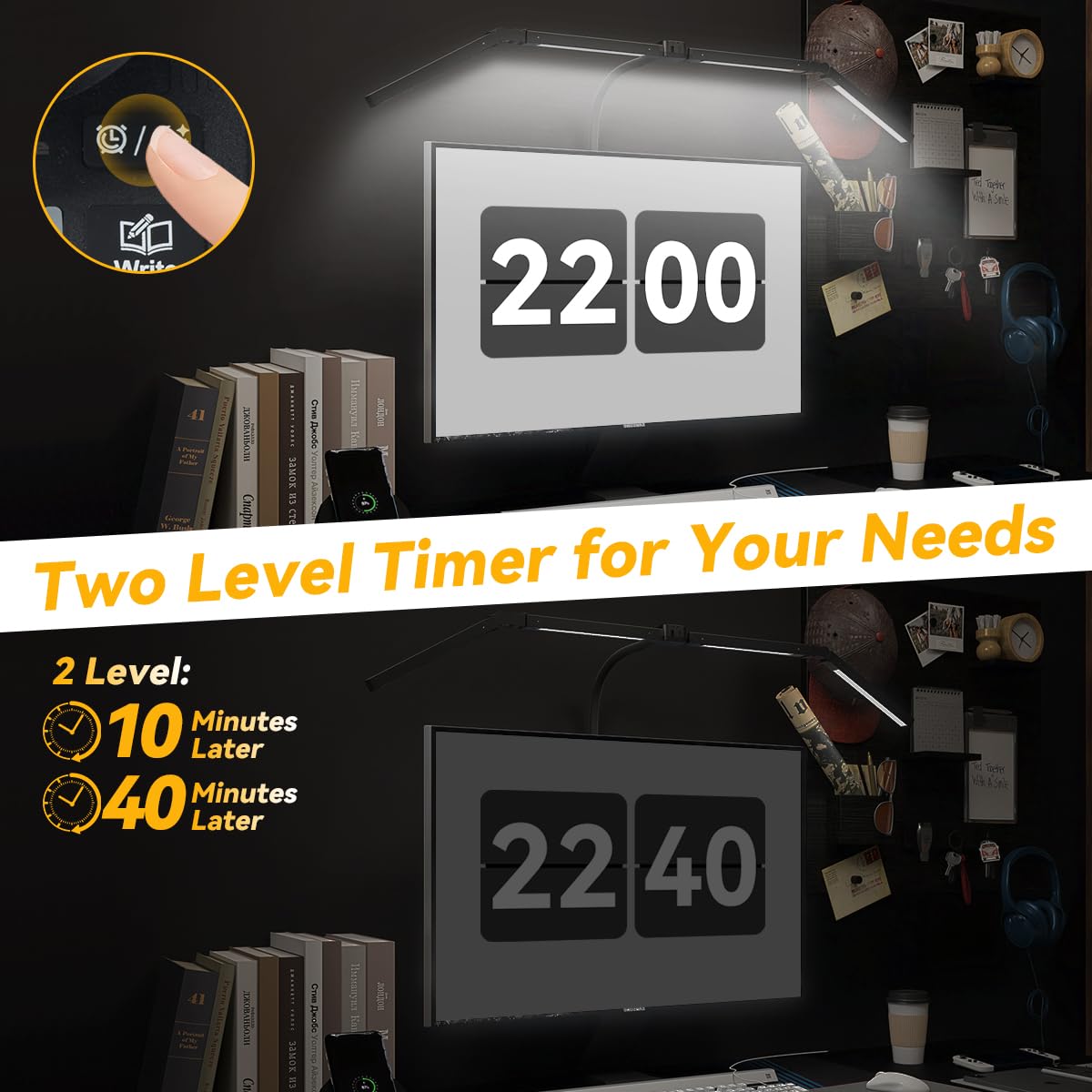SANDROY VOLT flexible neck and 270° head swivel for precise task lighting.