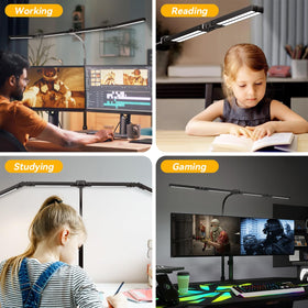SANDROY VOLT wide desk coverage supports up to 90-inch workspaces.
