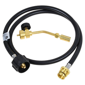 Sanheshun torch-jet technology image illustrating powerful flame for metalwork.