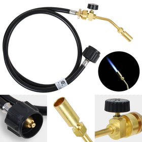 Sanheshun turbo torch hose 607-foot, enabling flexible work around large tanks.