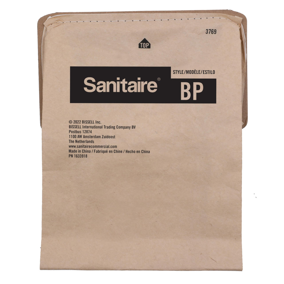 Sanitaire BP replacement bags for Transport Backpack Vacuum, easy to replace