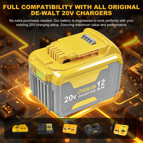 SANIU 12.0Ah battery pack close-up contacts