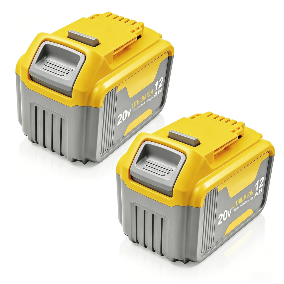 SANIU 12.0Ah two-pack battery on workbench for extended runtime