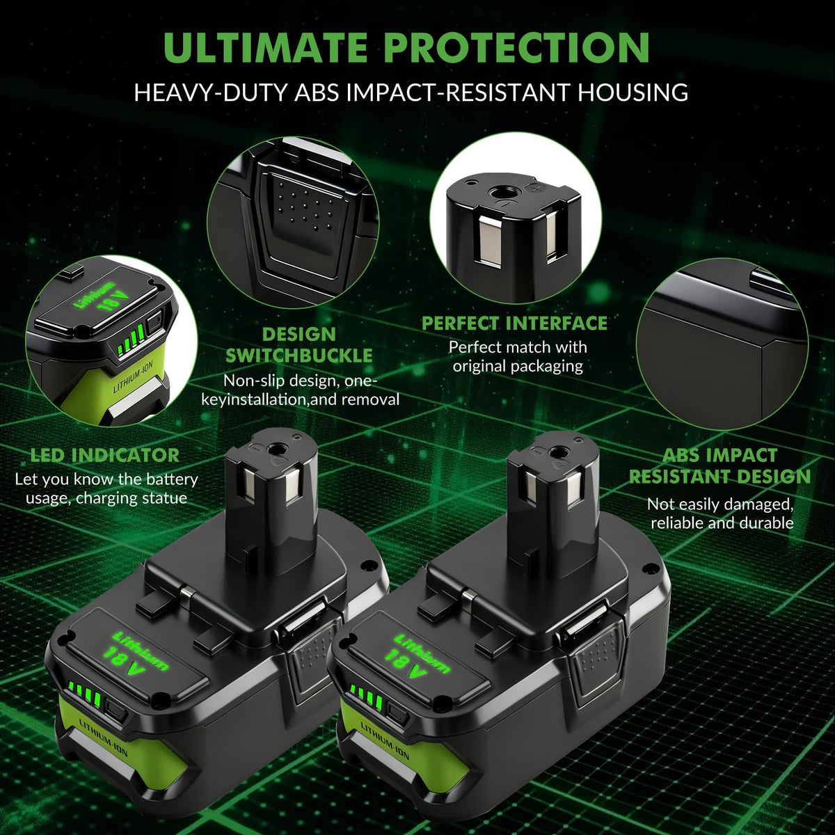 SANIU durable 8.0Ah battery pack for long tasks