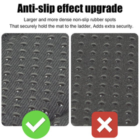 SANJHFF ladder pads feature anti-slip beads to stay secure on ladders.