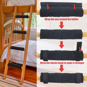SANJHFF ladder pads quick to install on standard ladders for easy setup.