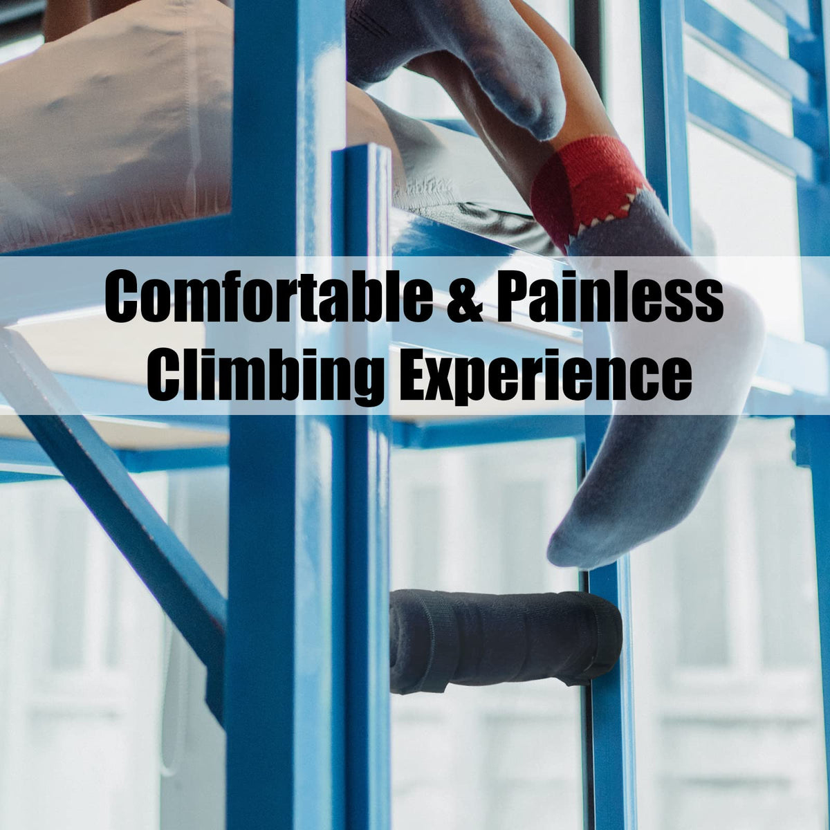 SANJHFF ladder pads with eight adjustable straps for a secure fit.