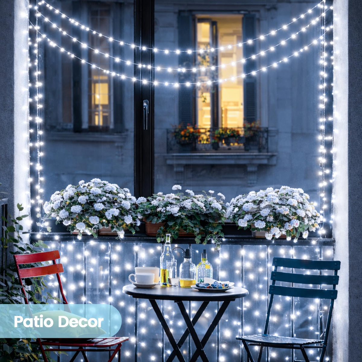 Sanjicha 8-mode memory solar lights offer flexible ambience options
