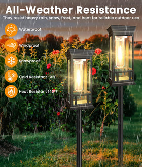 Sanjicha solar pathway light illuminates walkways with soft, inviting radiance