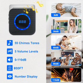 Close-up of the 55 ringtones menu for quick tone selection.