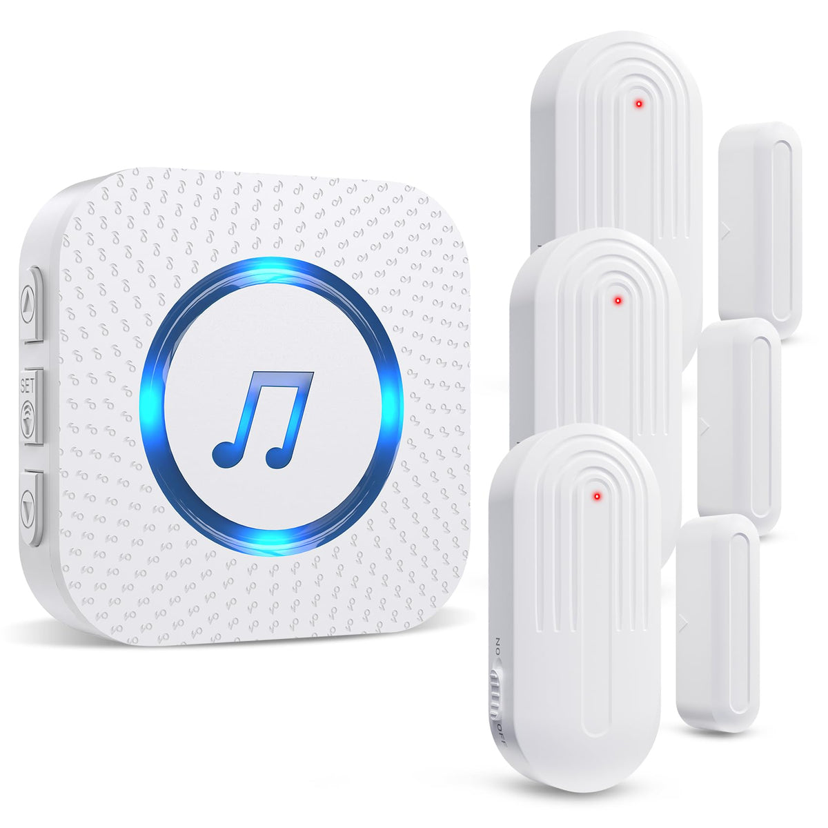 SanJie door chime with 500ft range for reliable home alerts