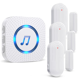 SanJie door chime with 500ft range for reliable home alerts