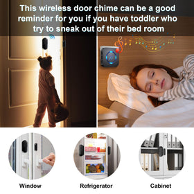 SanJie door chime in use signals visitor entry for store.
