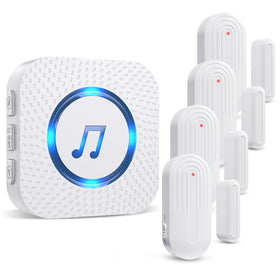 Sanjie door chime upgraded sensor shows long-lasting battery life and reliable alerts.