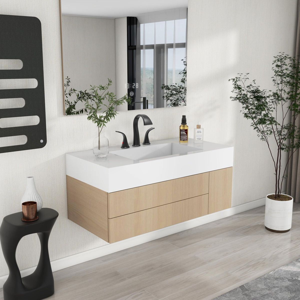 Sankecao 3-hole bathroom faucet ready for quick upgrade in any sink