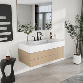 Sankecao 3-hole bathroom faucet ready for quick upgrade in any sink