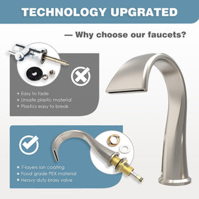 Sankecao pop-up drain included for easy basin setup