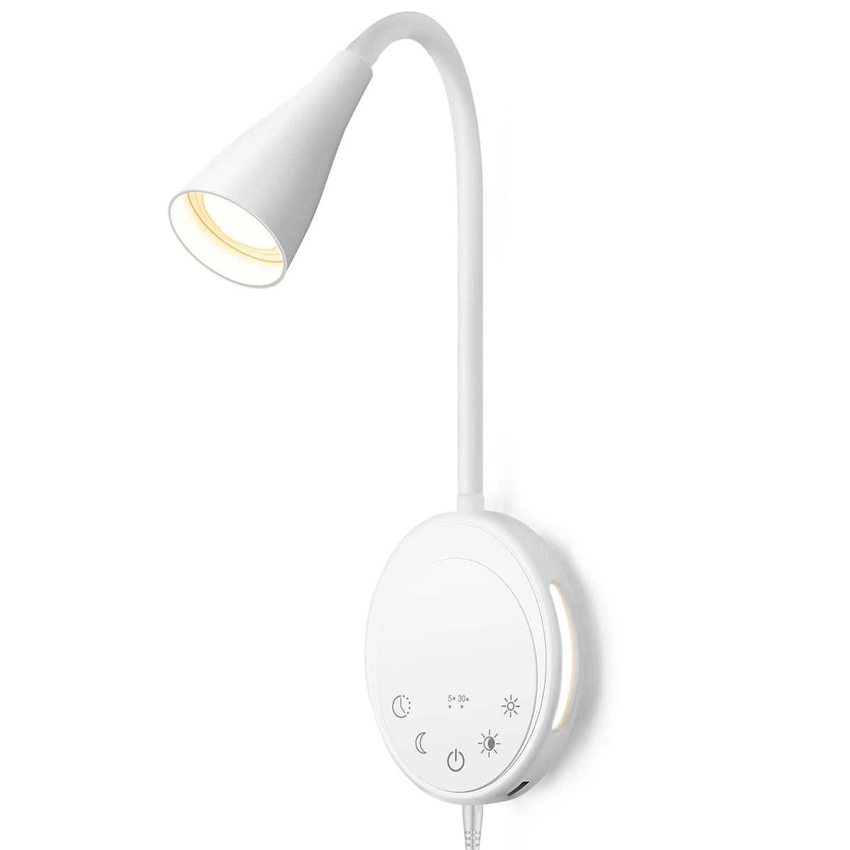 SANKEDOU LED wall light focusing on the book for precise reading