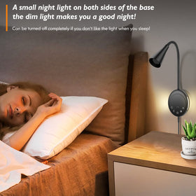 SANKEDOU night light with USB output for convenient device charging