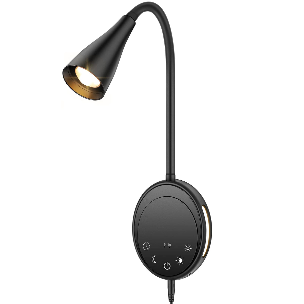 SANKEDOU wall-mounted reading light focuses on your book for undisturbed reading