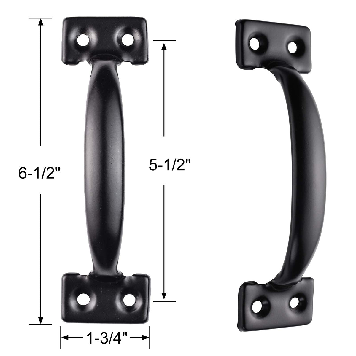 SANKINS 6.5-Inch Gate Handle with rustic design and easy grip.