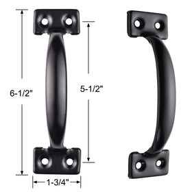 SANKINS 6.5-Inch Gate Handle with rustic design and easy grip.