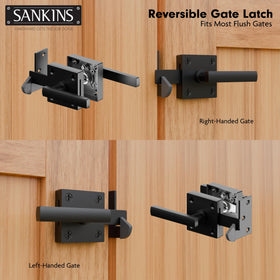 SANKINS adjustable latch fits 1-1/2 to 2-3/8 inch gates