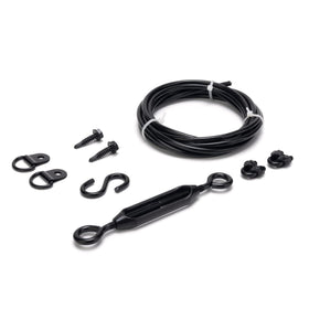 SANKINS anti-sag gate kit cable wire for wooden fences with durable outdoor strength.