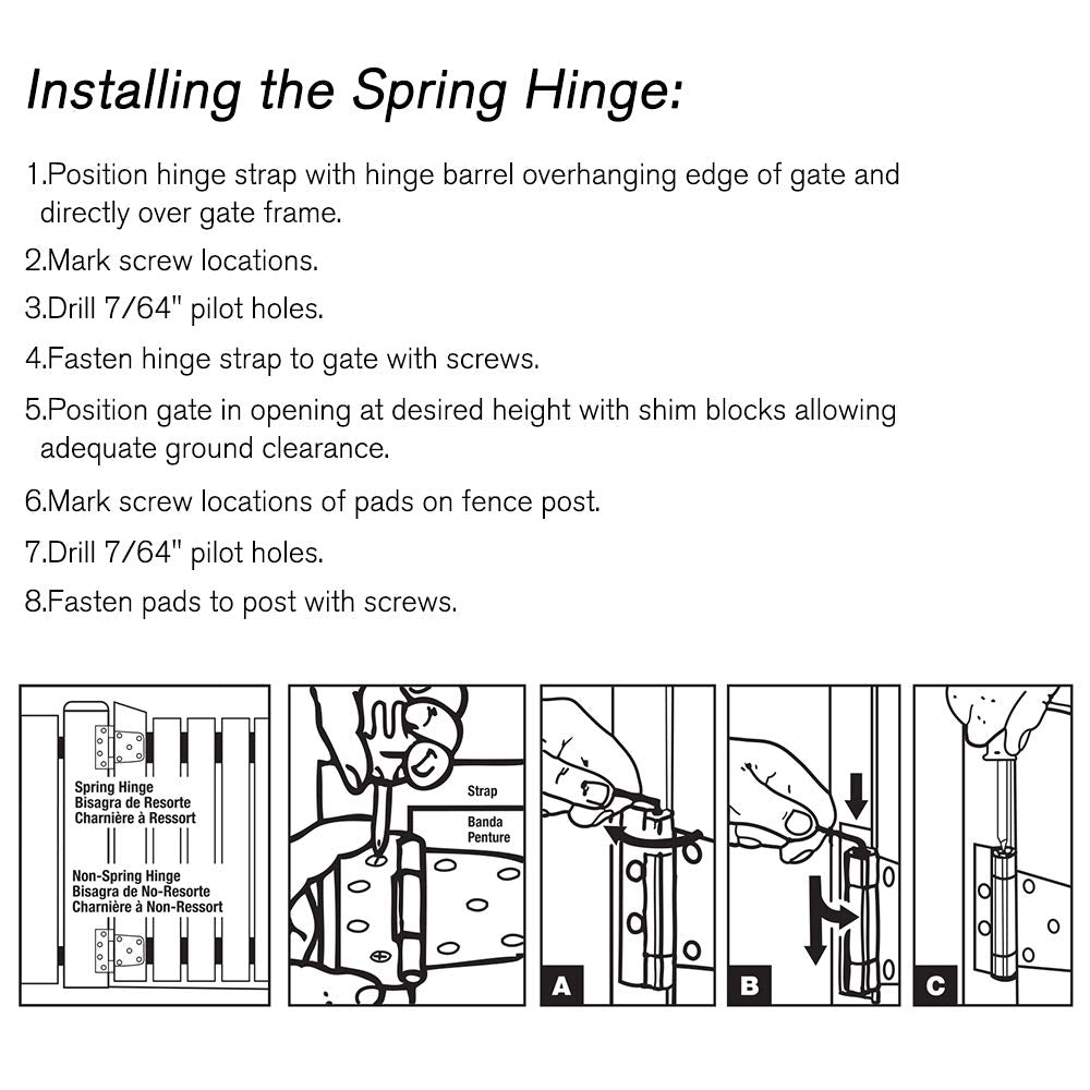 SANKINS complete hardware package makes outdoor fence, shed, and gate installations straightforward.