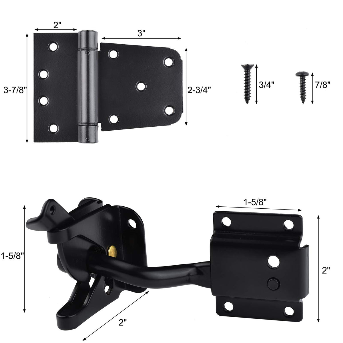 SANKINS easy-install gate kit includes all screws and tools for DIY mounting.