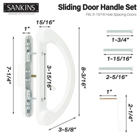 SANKINS mounting hole spacing shown at 3-15/16 inches