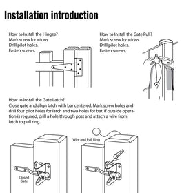 SANKINS pull string included simplifies self-latching operation.
